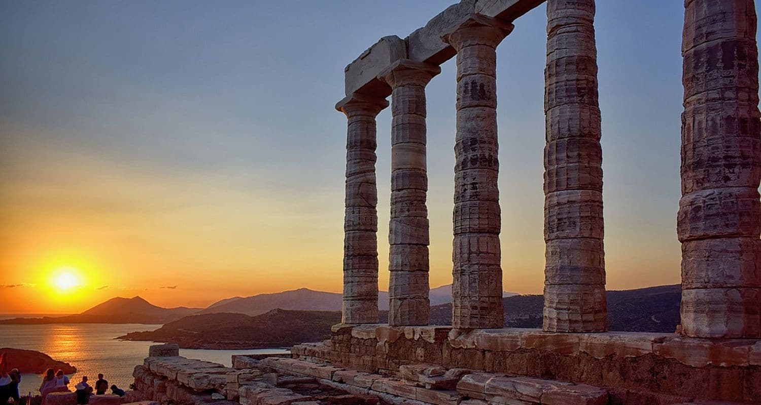 Cape Sounion sunset
